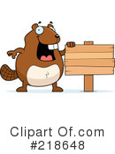 Beaver Clipart #218648 by Cory Thoman