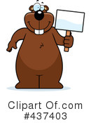 Beaver Clipart #437403 by Cory Thoman
