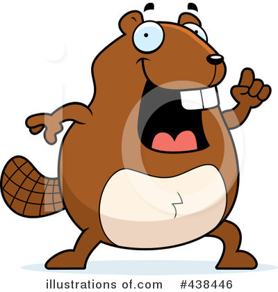 Royalty-Free (RF) Beaver Clipart Illustration by Cory Thoman - Stock Sample #438446