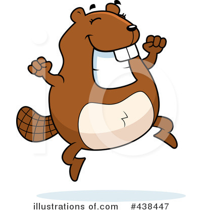 Royalty-Free (RF) Beaver Clipart Illustration by Cory Thoman - Stock Sample #438447