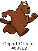 Beaver Clipart #69022 by Cory Thoman