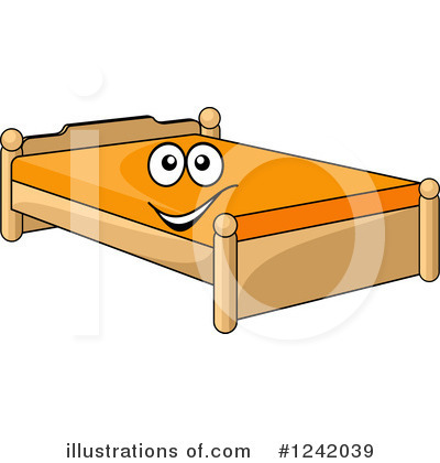 Royalty-Free (RF) Bed Clipart Illustration by Vector Tradition SM - Stock Sample #1242039