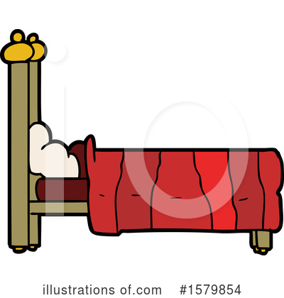 Royalty-Free (RF) Bed Clipart Illustration by lineartestpilot - Stock Sample #1579854