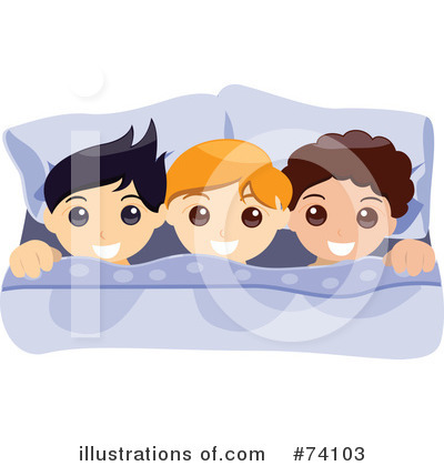 Royalty-Free (RF) Bed Time Clipart Illustration by BNP Design Studio - Stock Sample #74103