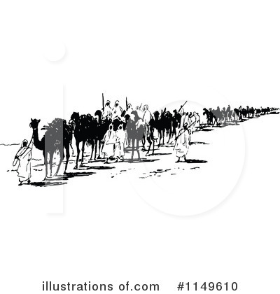 Royalty-Free (RF) Bedoin Clipart Illustration by Prawny Vintage - Stock Sample #1149610