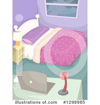 Royalty-Free (RF) Bedroom Clipart Illustration by BNP Design Studio - Stock Sample #1298985