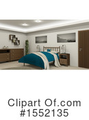 Bedroom Clipart #1552135 by KJ Pargeter