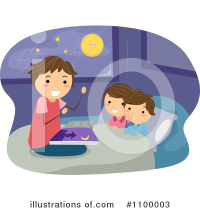 Royalty-Free (RF) Bedtime Clipart Illustration by BNP Design Studio - Stock Sample #1100003