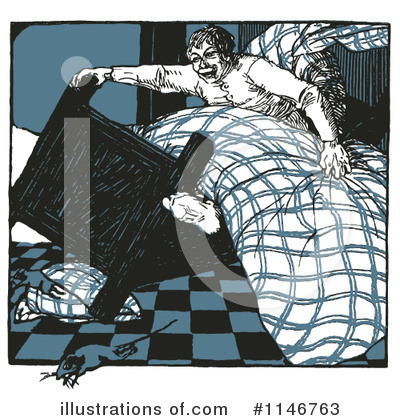 Royalty-Free (RF) Bedtime Clipart Illustration by Prawny Vintage - Stock Sample #1146763