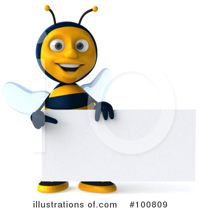 Bee Character Clipart #100809 by Julos