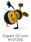 Bee Character Clipart #101292 by Julos