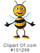 Bee Character Clipart #101296 by Julos