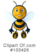 Bee Character Clipart #103426 by Julos