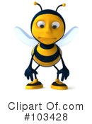 Bee Character Clipart #103428 by Julos