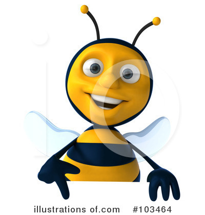 Bee Character Clipart #103464 by Julos
