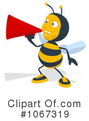 Bee Character Clipart #1067319 by Julos