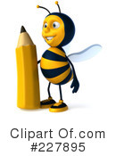 Bee Character Clipart #227895 by Julos