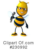 Bee Character Clipart #230992 by Julos