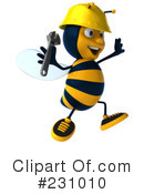 Bee Character Clipart #231010 by Julos
