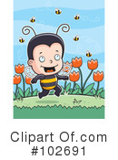 Bee Clipart #102691 by Cory Thoman