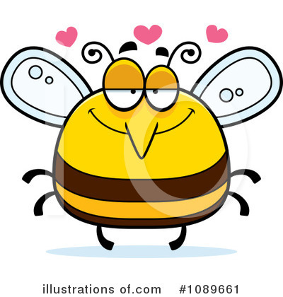 Royalty-Free (RF) Bee Clipart Illustration by Cory Thoman - Stock Sample #1089661