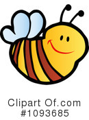 Bee Clipart #1093685 by Hit Toon
