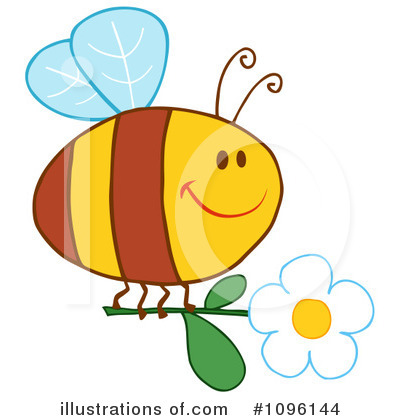 Bee Clipart #1096144 by Hit Toon