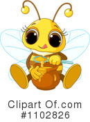 Bee Clipart #1102826 by Pushkin