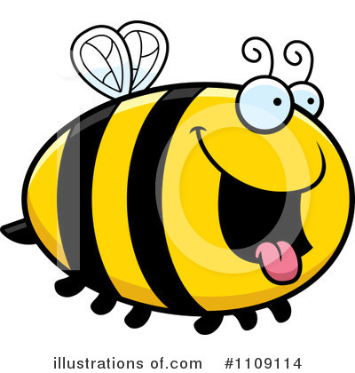 Royalty-Free (RF) Bee Clipart Illustration by Cory Thoman - Stock Sample #1109114