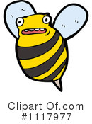 Bee Clipart #1117977 by lineartestpilot