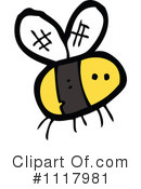 Bee Clipart #1117981 by lineartestpilot