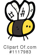 Bee Clipart #1117983 by lineartestpilot