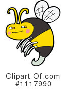 Bee Clipart #1117990 by lineartestpilot