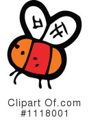 Bee Clipart #1118001 by lineartestpilot