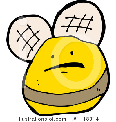 Royalty-Free (RF) Bee Clipart Illustration by lineartestpilot - Stock Sample #1118014