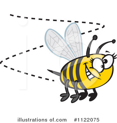 Bees Clipart #1122075 by toonaday