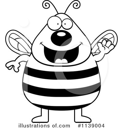 Royalty-Free (RF) Bee Clipart Illustration by Cory Thoman - Stock Sample #1139004