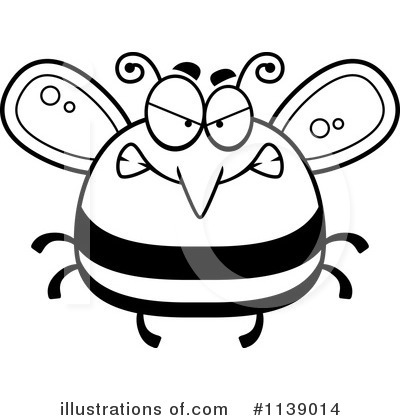 Royalty-Free (RF) Bee Clipart Illustration by Cory Thoman - Stock Sample #1139014