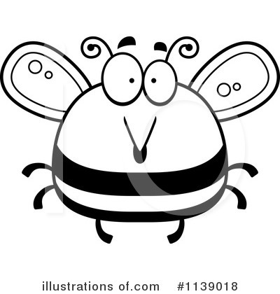 Royalty-Free (RF) Bee Clipart Illustration by Cory Thoman - Stock Sample #1139018