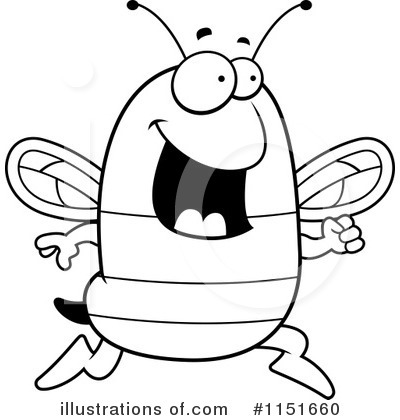 Royalty-Free (RF) Bee Clipart Illustration by Cory Thoman - Stock Sample #1151660