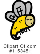 Bee Clipart #1153451 by lineartestpilot