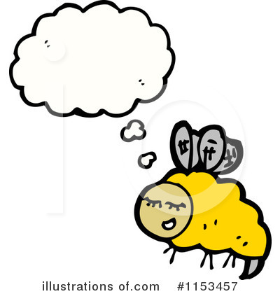 Royalty-Free (RF) Bee Clipart Illustration by lineartestpilot - Stock Sample #1153457