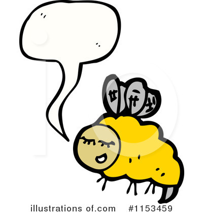 Royalty-Free (RF) Bee Clipart Illustration by lineartestpilot - Stock Sample #1153459