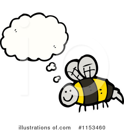 Royalty-Free (RF) Bee Clipart Illustration by lineartestpilot - Stock Sample #1153460