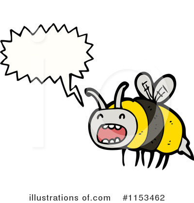 Royalty-Free (RF) Bee Clipart Illustration by lineartestpilot - Stock Sample #1153462