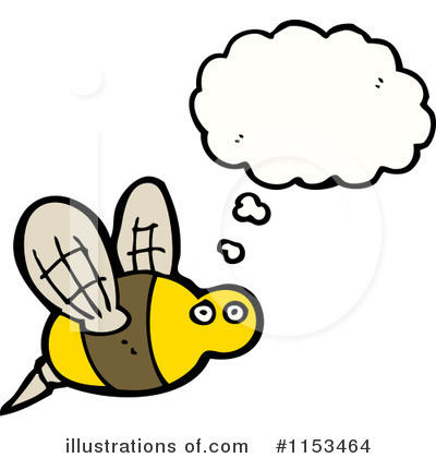 Royalty-Free (RF) Bee Clipart Illustration by lineartestpilot - Stock Sample #1153464