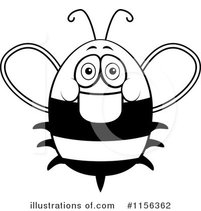 Royalty-Free (RF) Bee Clipart Illustration by Cory Thoman - Stock Sample #1156362