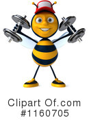 Bee Clipart #1160705 by Julos