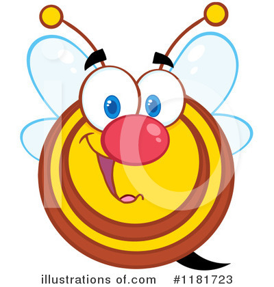 Honey Bee Clipart #1181723 by Hit Toon