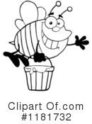 Bee Clipart #1181732 by Hit Toon